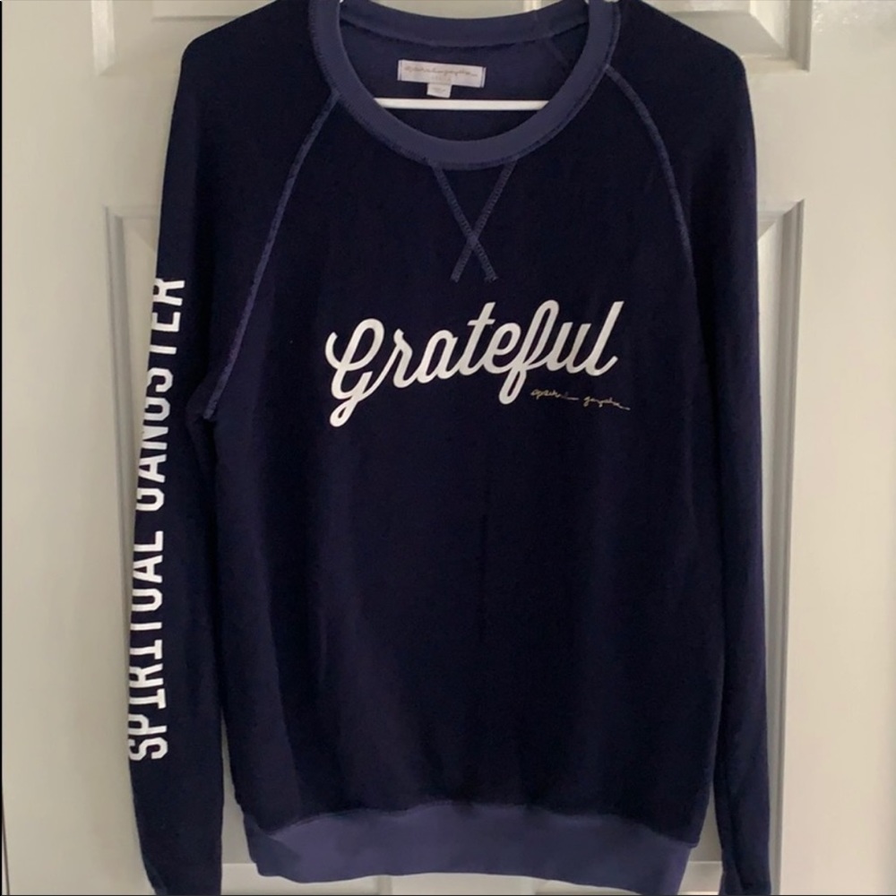 Spiritual Gangster Gratitude Crew Pullover